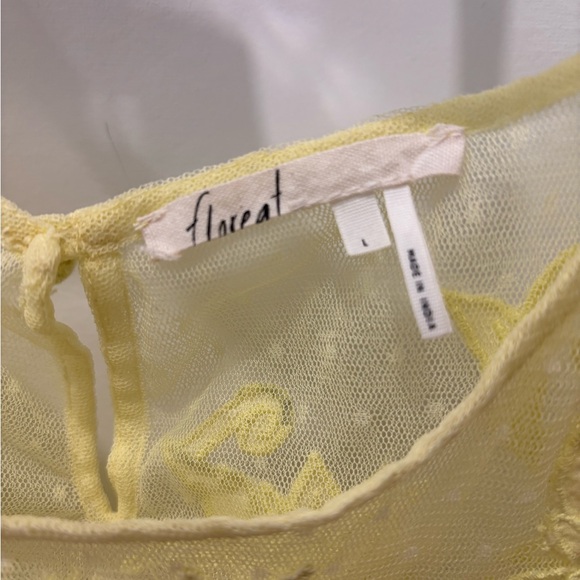 Floreat by Anthropologie sleeveless lace blouse - Picture 3 of 4